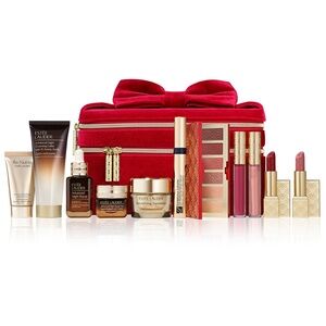 Estee Lauder Red Lipstick and Skincare Collection